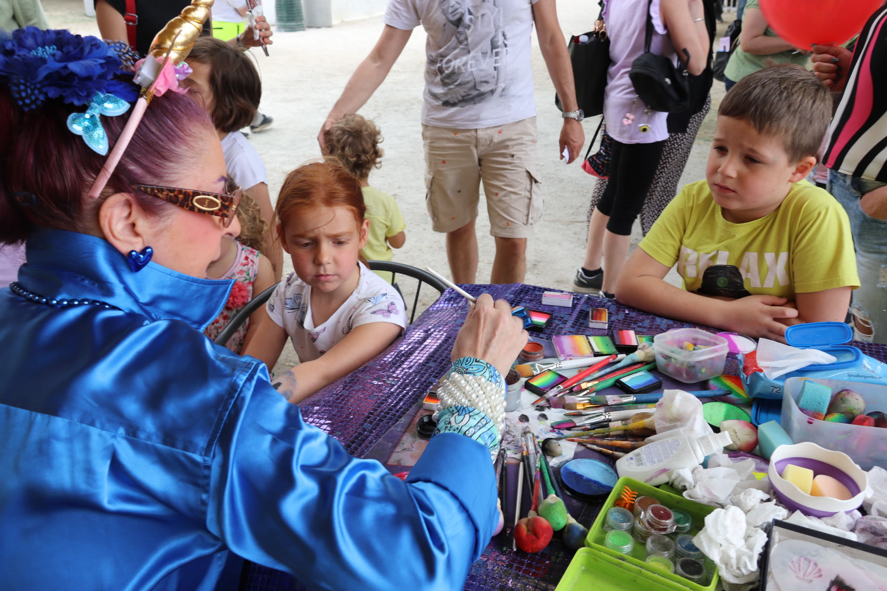 Truccabimbi all'Angolo dei Bambini della Sagra della Campagna