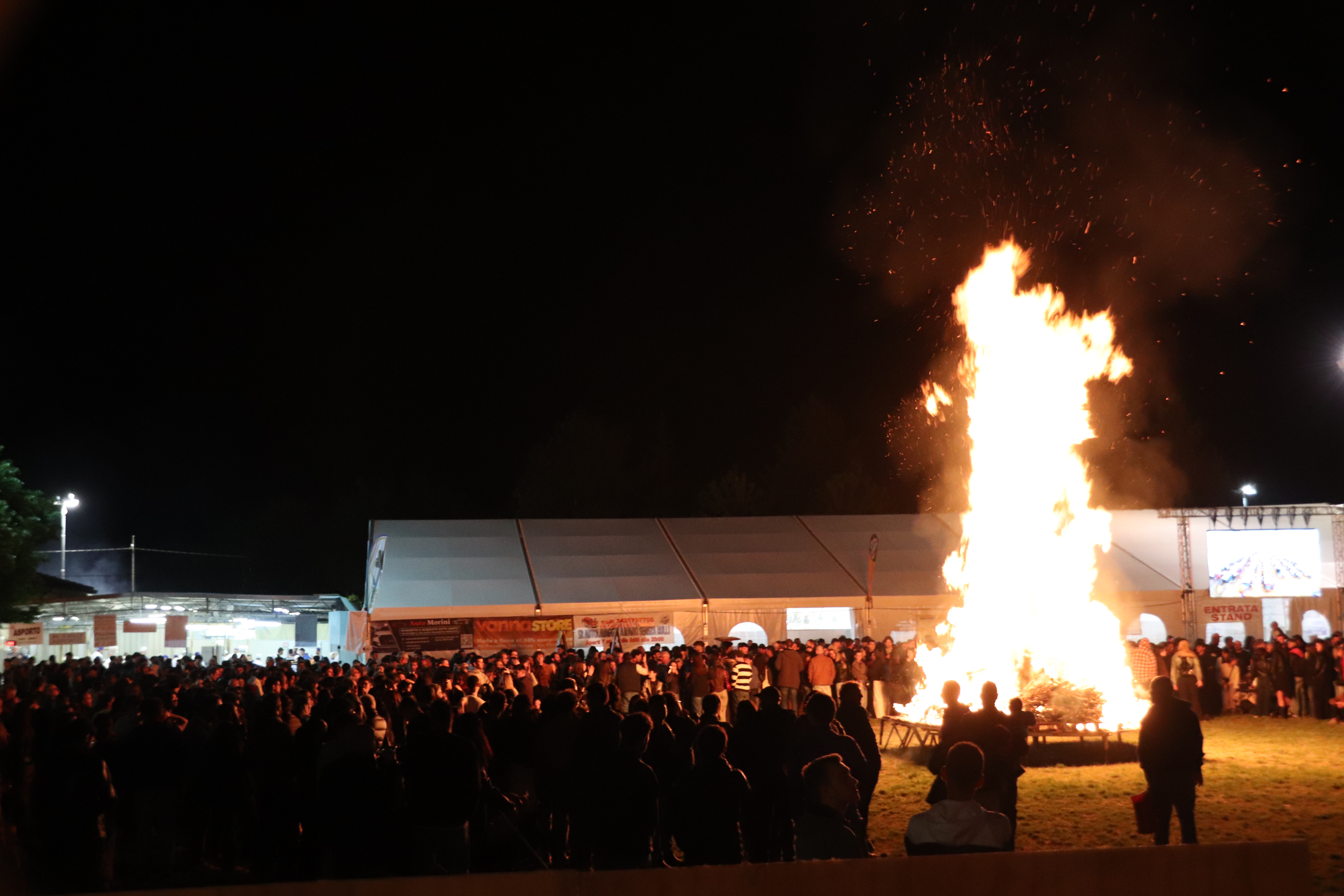 Falò del Lom a Maz a Pieve Cesato